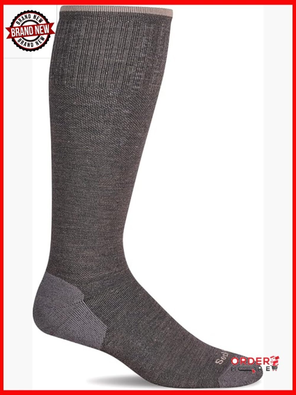 Moderate 15-20 mmHg Compression Socks for Women, Over Calf Length, Merino Wool